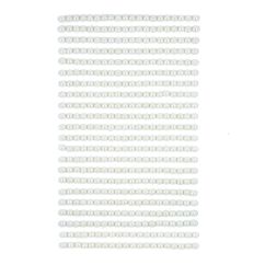 Perle adezive, Ø 4mm, 440 buc/set, ivoire, Dp Craft