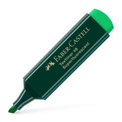 Textmarker, varf tesit 1-5mm, verde, Faber-Castell 1548