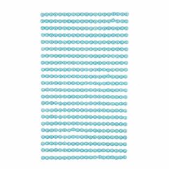 Perle adezive, Ø 4mm, 440 buc/set, turcoaz, Dp Craft
