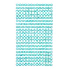 Perle adezive, Ø 6mm, 260 buc/set, turcoaz, Dp Craft