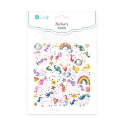 Stickere/abtibilduri, unicorni, 31 buc/set, Dp Craft