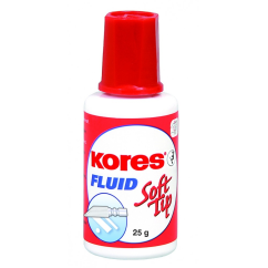 Fluid corector, pe baza de solvent, cu burete, 25g, Kores