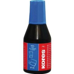 Tus stampila, 27ml, albastru, Kores