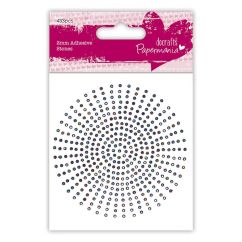 Strasuri/pietre adezive, Ø 2mm, 424 buc/set, culori iridiscente, Papermania