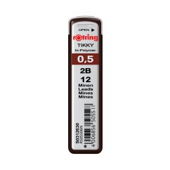 Mine creion mecanic, 0.5mm, 2B, 12 buc/etui, Rotring