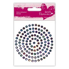 Strasuri/pietre adezive, Ø 5mm, 117 buc/set, culori iridiscente, Papermania