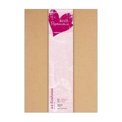 Carton natur/kraft, 21x29.7cm, 280 g/mp, 25 coli/set, maro, Papermania