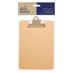 Clipboard A5, carton natur, Bare Basics Papermania