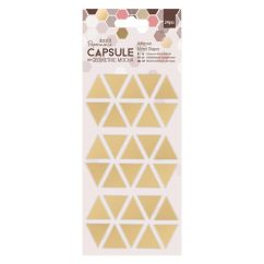 Forme decorative din oglinda - triunghi, 2cm, 30 buc/set, Capsule Papermania