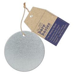 Forme decorative din metal - cerc, cu agatatoare, argintiu, Bare Basics Papermania