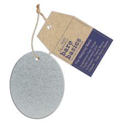 Forme decorative din metal - oval, cu agatatoare, argintiu, Bare Basics Papermania