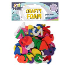 Forme din spuma - numere, 25mm, 80 buc/set, diferite culori, Craft Planet
