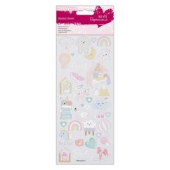 Stickere/abtibilduri, baby girl, Papermania