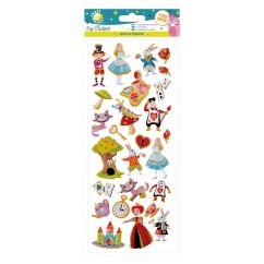 Stickere/abtibilduri, Alice in Tara Minunilor, Craft Planet