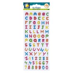 Stickere/abtibilduri, litere, Craft Planet