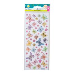 Stickere/abtibilduri, fluturi si flori, Craft Planet