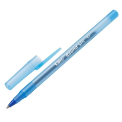 Pix fara mecanism, varf conic 1.0mm, albastru, Bic Round Stic