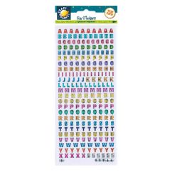 Stickere/abtibilduri, litere reflectorizante, Craft Planet