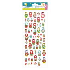 Stickere/abtibilduri, papusi Matrioska, Craft Planet