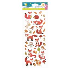 Stickere/abtibilduri, animale din padure, Craft Planet