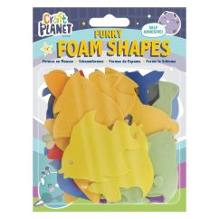 Forme din spuma adeziva - delfini si pesti, diferite culori si dimensiuni, Craft Planet