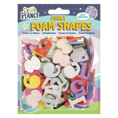 Forme din spuma adeziva - numere, diferite culori, Craft Planet