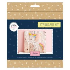 Set creativ string art/tablouri din cuie si ata, unicorn, Simply Make