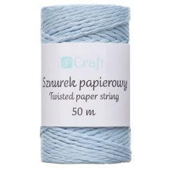 Snur decorativ din hartie, 50m, bleu/albastru deschis, Dp Craft