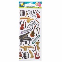 Stickere/abtibilduri, instrumente muzicale, Craft Planet