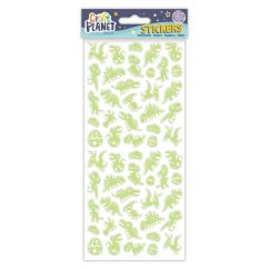 Stickere/abtibilduri fosforescente, dinozauri, Craft Planet