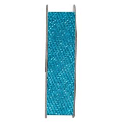 Panglica decorativa din satin, cu glitter/sclipici, 3m, turcoaz, Anita's