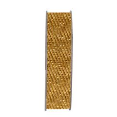 Panglica decorativa din satin, cu glitter/sclipici, 3m, auriu, Anita's