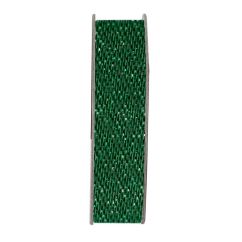 Panglica decorativa din satin, cu glitter/sclipici, 3m, verde, Anita's