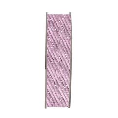 Panglica decorativa din satin, cu glitter/sclipici, 3m, roz, Anita's