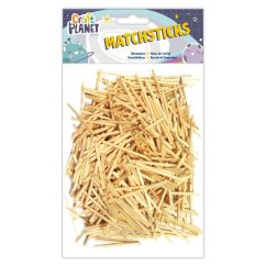 Bete de chibrit, 500 buc/set, natur, Craft Planet