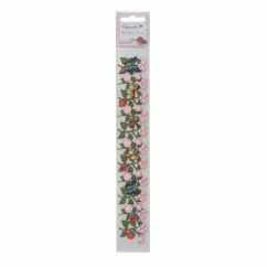 Bordura/margini florale 3D, trandafiri roz, Papermania