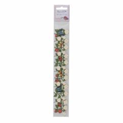 Bordura/margini florale 3D, trandafiri galbeni, Papermania