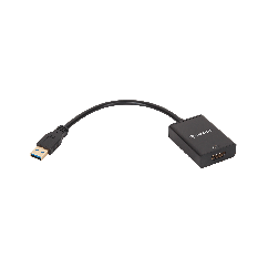 Adaptor USB 3.0 tata - HDMI mama, negru, Cabletech