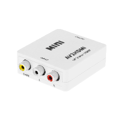 Convertor rca cvbs + audio - HDMI mama, alb, Cabletech
