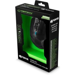 Mouse optic gaming USB 2.0, 6 butoane, negru/albastru, Fighter Esperanza
