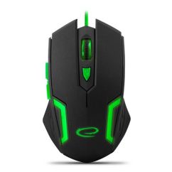 Mouse optic gaming USB 2.0, 6 butoane, negru/verde, Fighter Esperanza