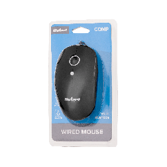 Mouse optic USB 2.0, 4 butoane, negru, Rebel WDM100