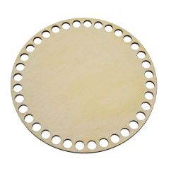Baza din lemn pentru cosuri, forma rotunda, Ø 17cm, Dp Craft
