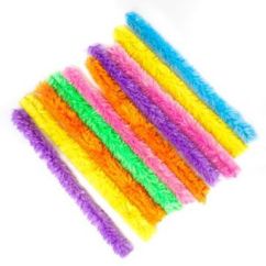 Sarma plusata pufoasa, 30cm, 10 buc/set, culori pastelate, Dp Craft
