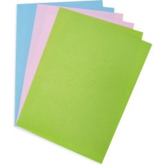 Folii din plastic care se micsoreaza la caldura (Shrink Plastic) A4, 6 folii/set, albastru/roz/verde Dp Craft
