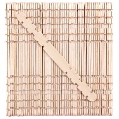 Bete creative pentru constructii din lemn, 11.5x1cm, 50 buc/set, natur, Dp Craft