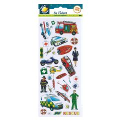 Stickere/abtibilduri, masini/vehicule de salvare, Craft Planet