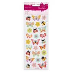 Stickere/abtibilduri, fluturi si buburuze, Papermania