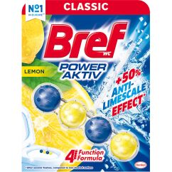 Odorizant pentru vasul toaletei, 50g, lemon, Bref Power Aktiv