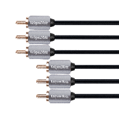 Cablu 3rca - 3rca, 1.8cm, Kruger&Matz